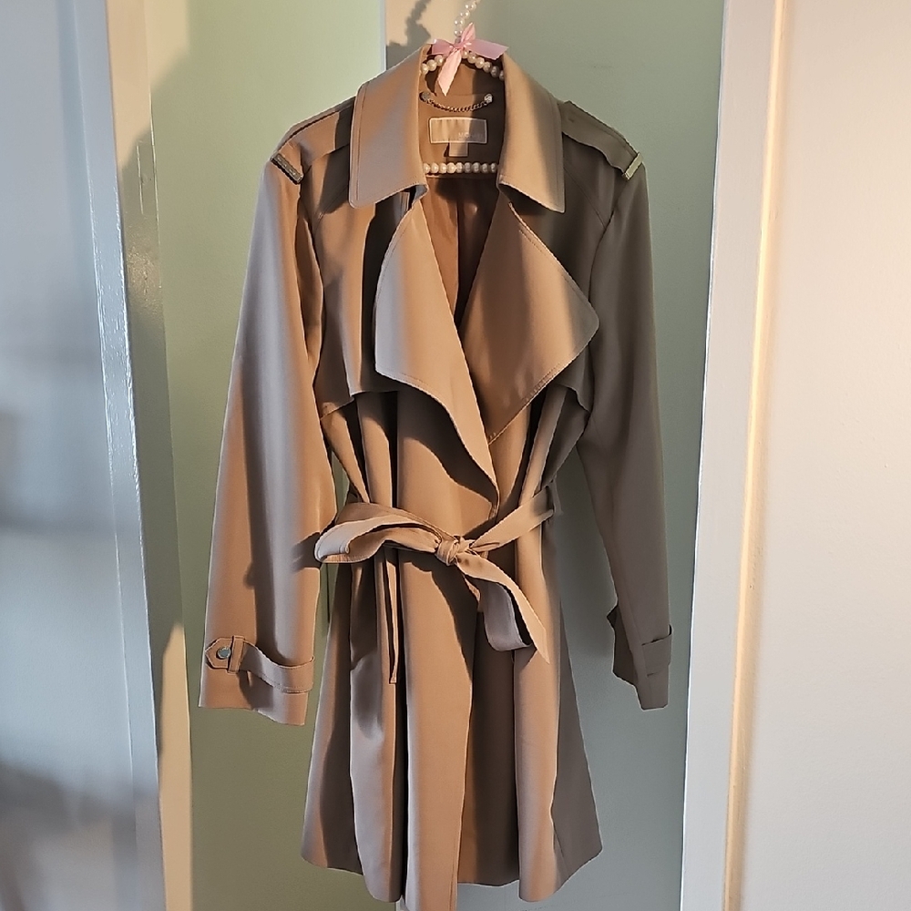 MICHAEL Michael Kors Taupe Trench Coat